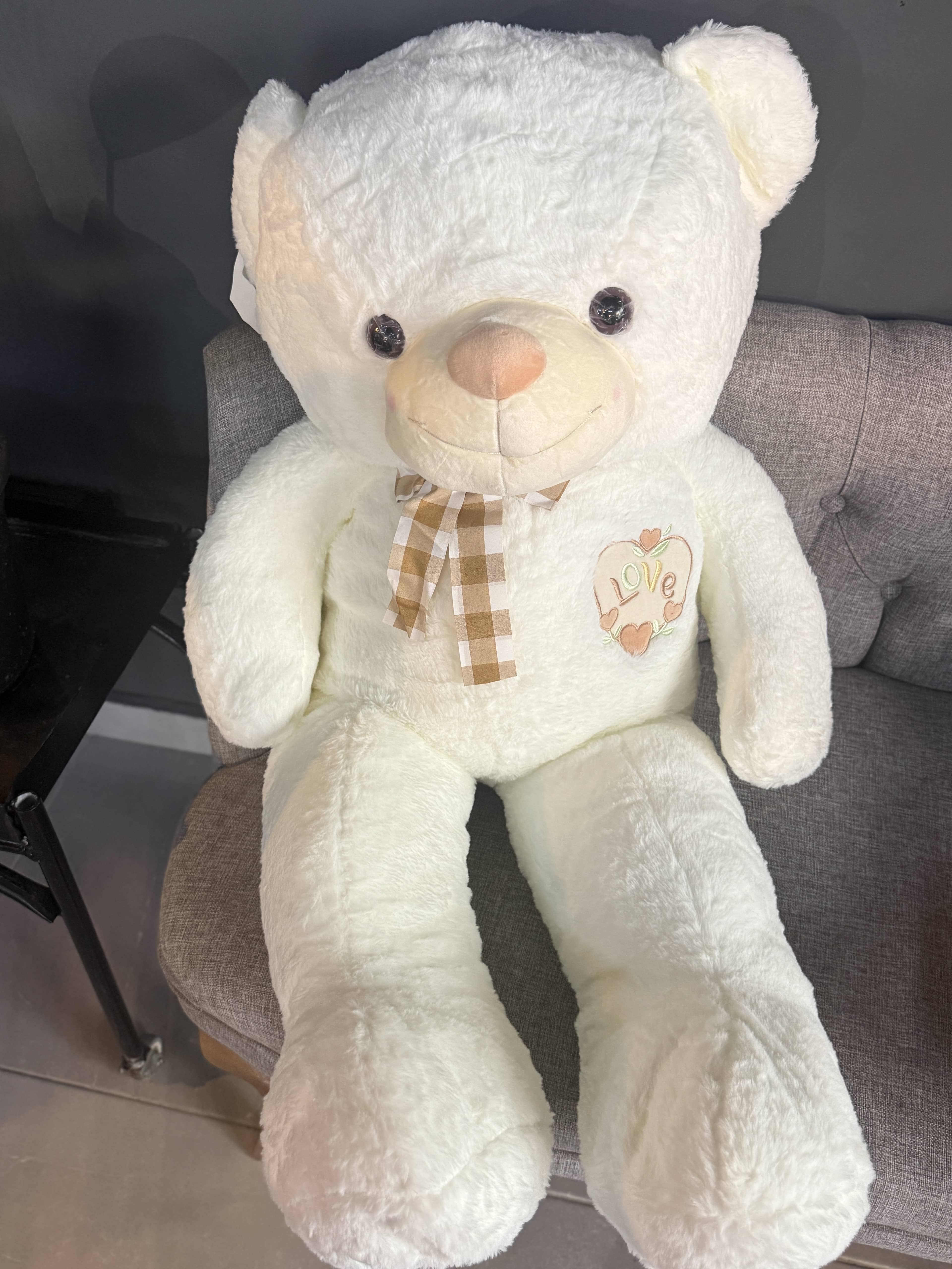 Teddy Beat love Heart Cushion 82cm