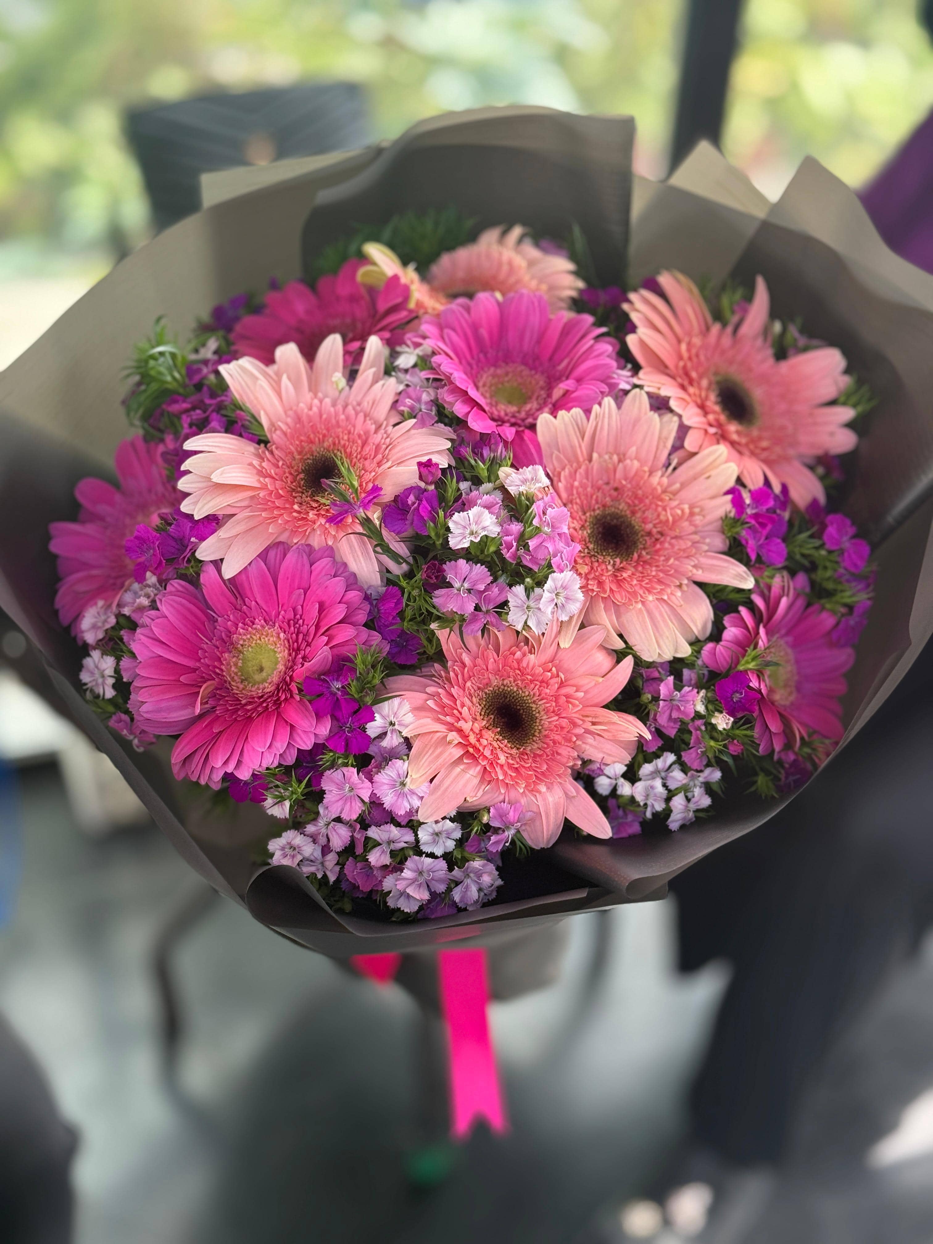 Pembe Gerbera Buketi