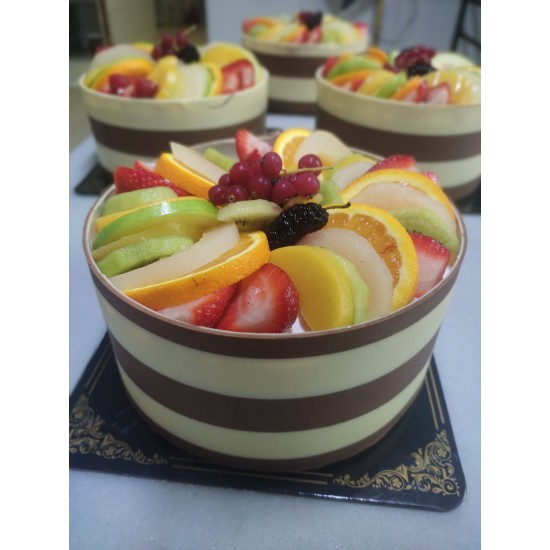 6 Kişilik Meyveli Pasta