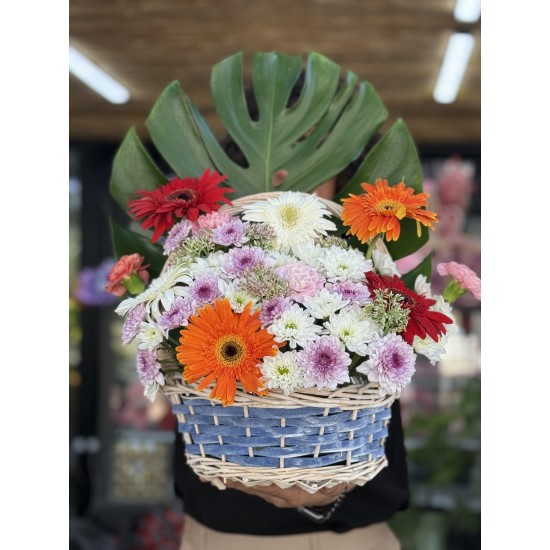 Sempatik Aşık Gerbera Sepeti 