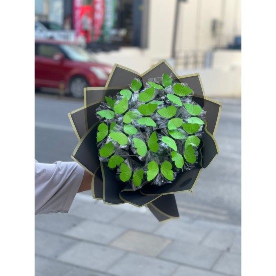 Yeşil Kelebek Buketi 