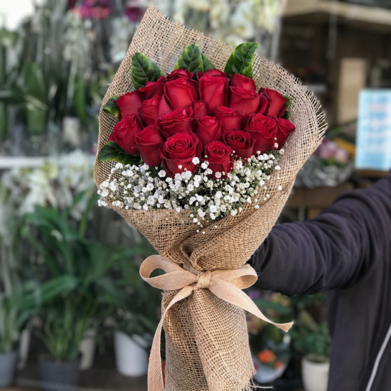 21 Gül Buketi
