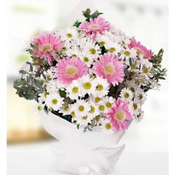 Papatya ve Gerbera Buketi