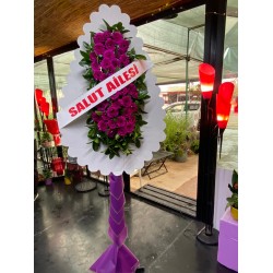 Kır Güzeli Tek Katlı Çelenk