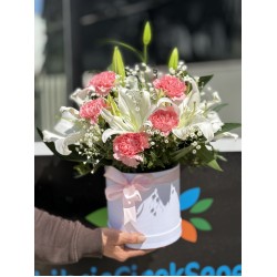 Lilyum & Pembe Karanfil Kutusu